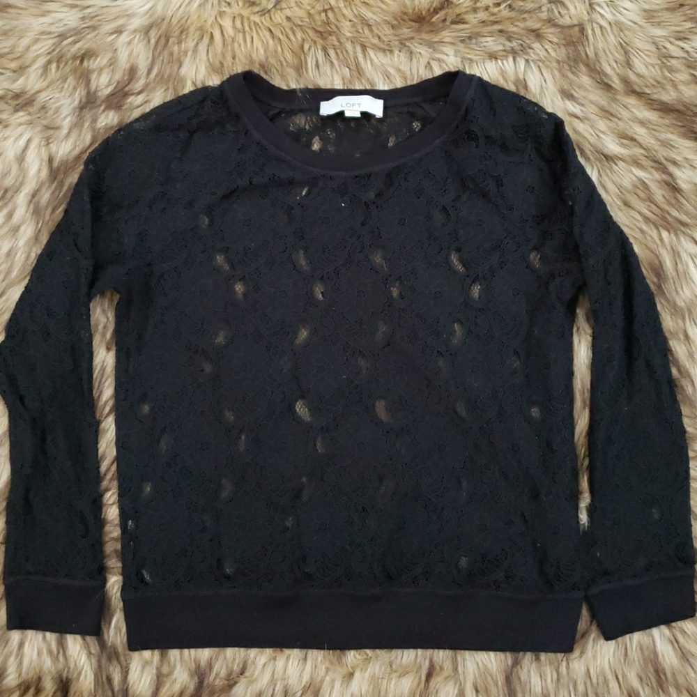 Ann Taylor Loft lace shirt